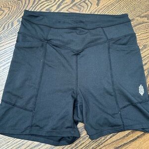Women's Black Free People Movement Shorts